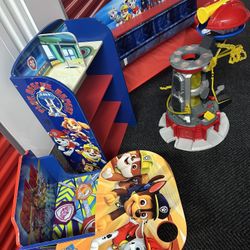 Paw Patrol Desk Toy Organizer Bookshelf Toy Tower for Sale in