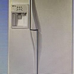 Full-size  Side By Side Refrigerator- White 