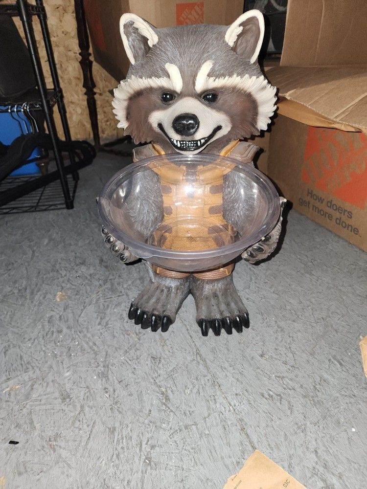 Marvel Universe Rocket Raccoon Candy Bowl Holder
