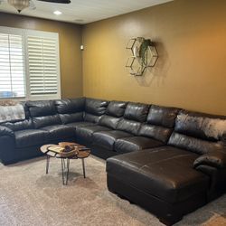 Large Pleather Couch