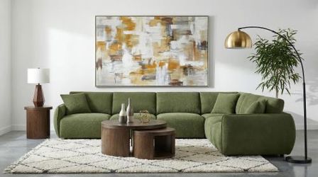 New Fabric Sectional Sofa | Finance Available $39 Down | FREE DELIVERY