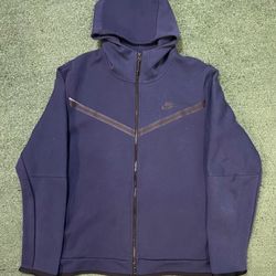 Nike navy tech fleece hoodie