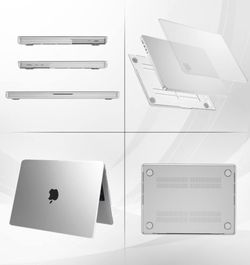NEW Case for MacBook Pro 16.2" A2485/A2780 White Matte Plastic Hard Shell Cover (NEW STILL SEALED)