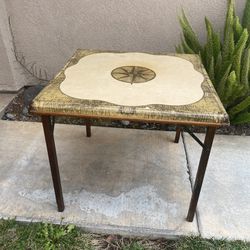 Selling Antique Folding Table Made By Shwayder Bros. Inc.