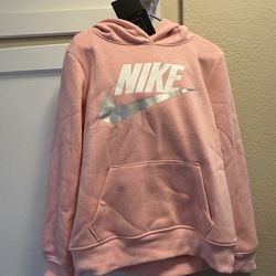 Nike Pink Hoodie Size 6X Little Girls