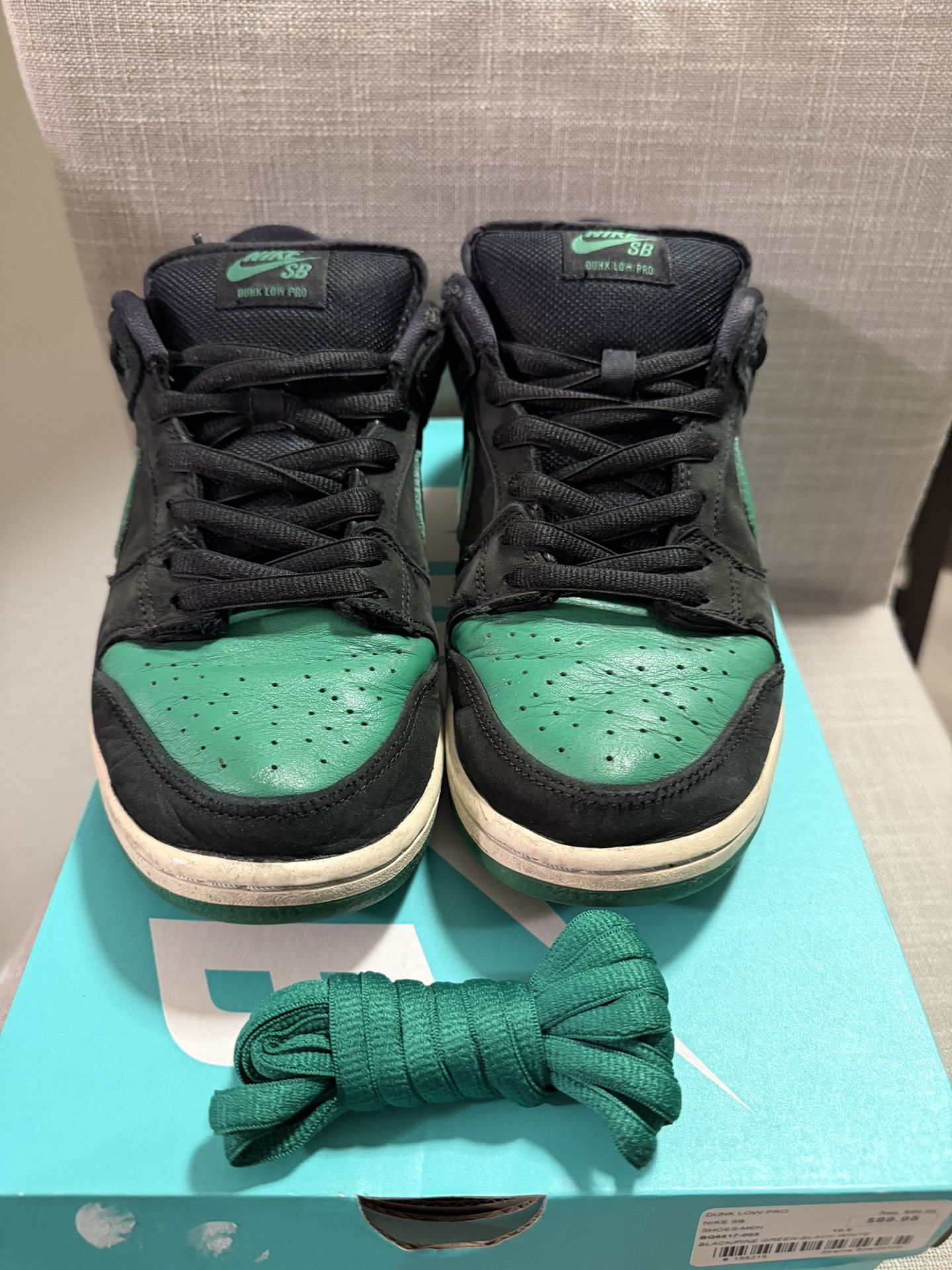 Nike Dunk Low Pro SB Black Pine 2019 Size 10