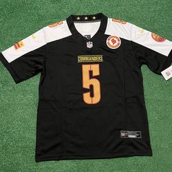 Washington Commanders Jayden Daniel’s Black Jersey 