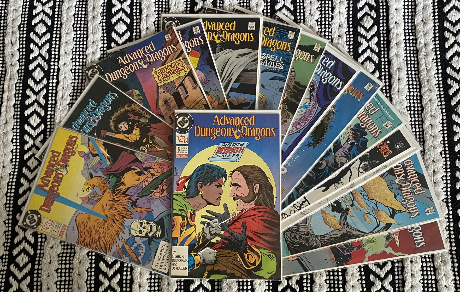 Advanced Dungeons and Dragons DC Comic Series Lot of 17 Vintage Comic Books 1989