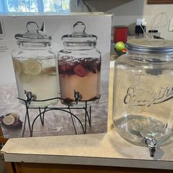 Glass Drink Dispensers 