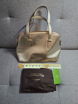 Gold Kate Spade Handbag