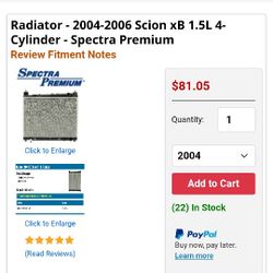 New Aluminum Radiator For Toyota $50
