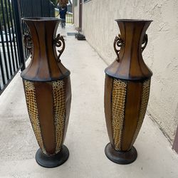 Matching Tall Vases 