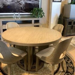 Round Ding Table With 4 Chairs