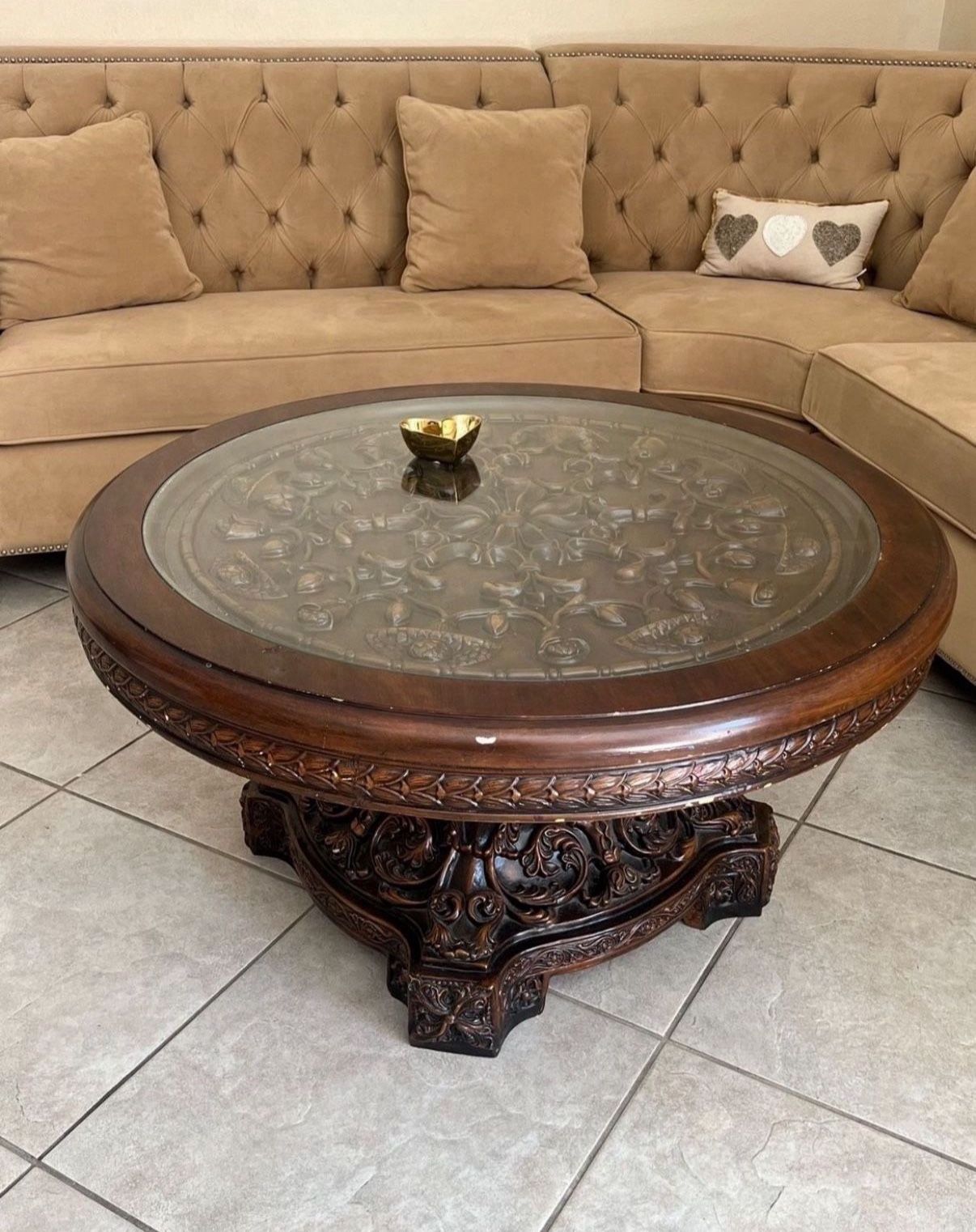 Vintage Wooden Walnut Table 