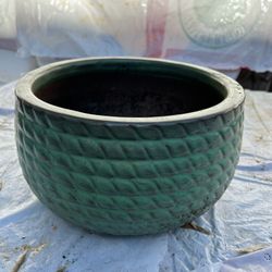 Ceramic Planter Pot 11” Diameter x6”H