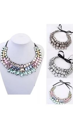 Rhinestone Choker necklaces