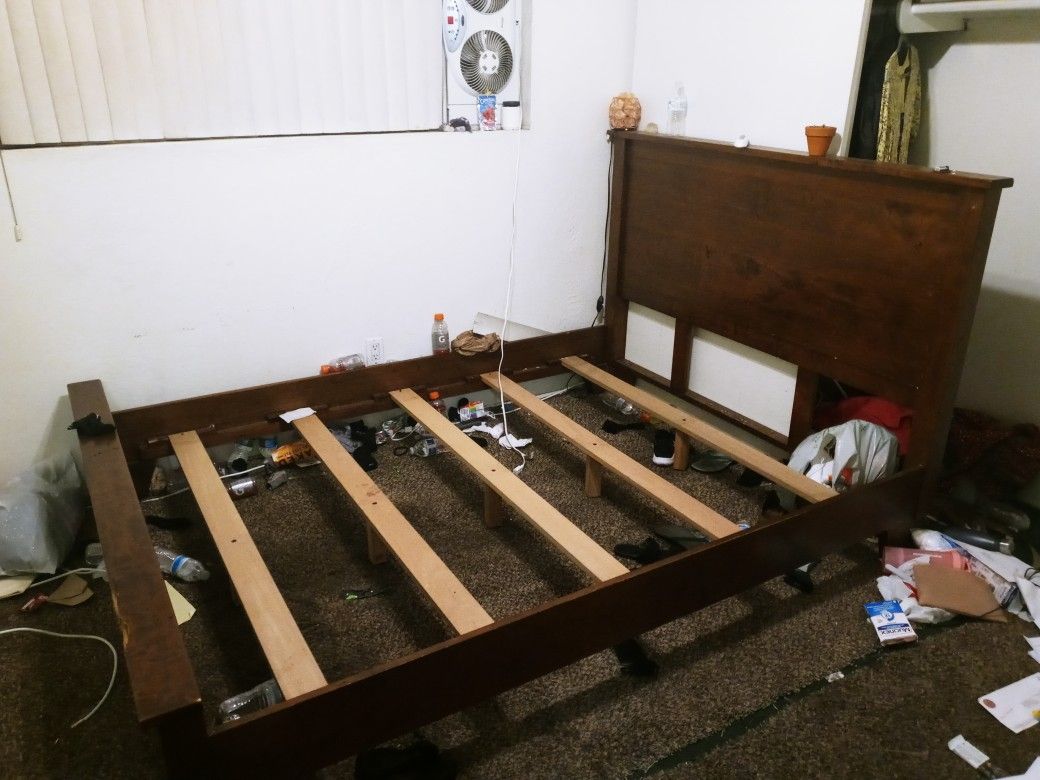 Queen bed frame