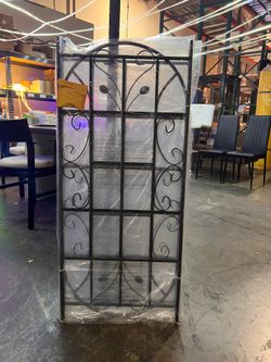 New 86.7 in. Iron Rustproof Climbing Plant Support Trellis with Butterfly and Flower Design (2 Pack)