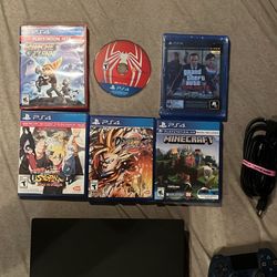 PS4 Pro 1 Terabyte With Two Controllers And Six Games
