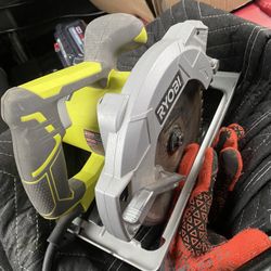 Ryobi Corded 7 1/4 Circular Saw w/ Laser