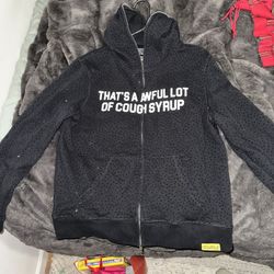 AWFUL LOT OF COUGH SYRUP VVS ZIP UP HOODIE