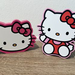 Sanrio Hello Kitty Wooden Decorative Figures