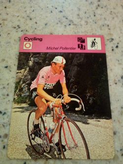 Vintage 1978 sportscaster/ cycling/ Michel pollentier/ Olympic collector card # 36-08