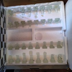 Glass Chess Set