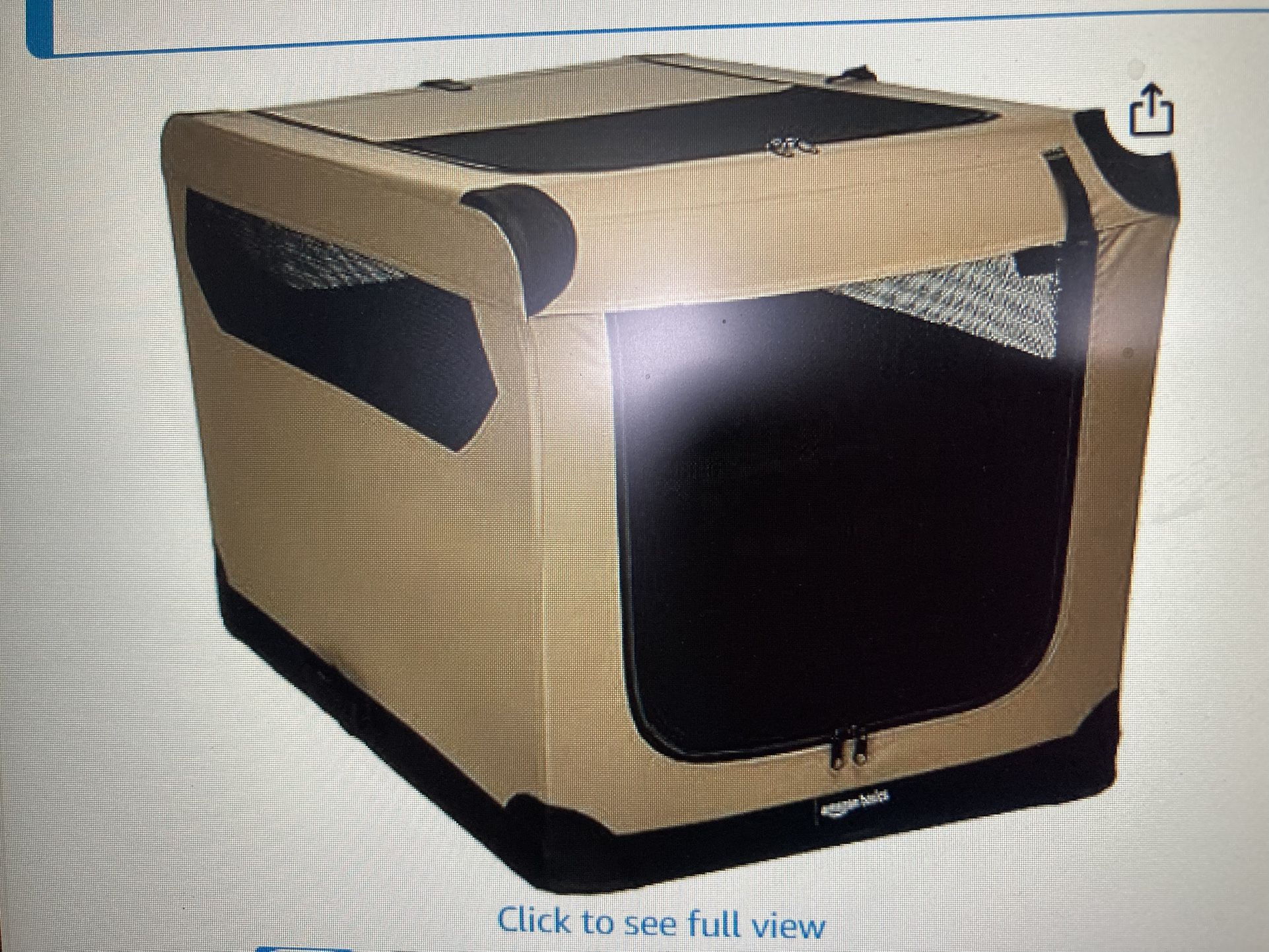 Folding Soft Folding Dog Crate 36”