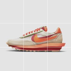 Nike Sacai x Clot x LDWaffle Mens 11