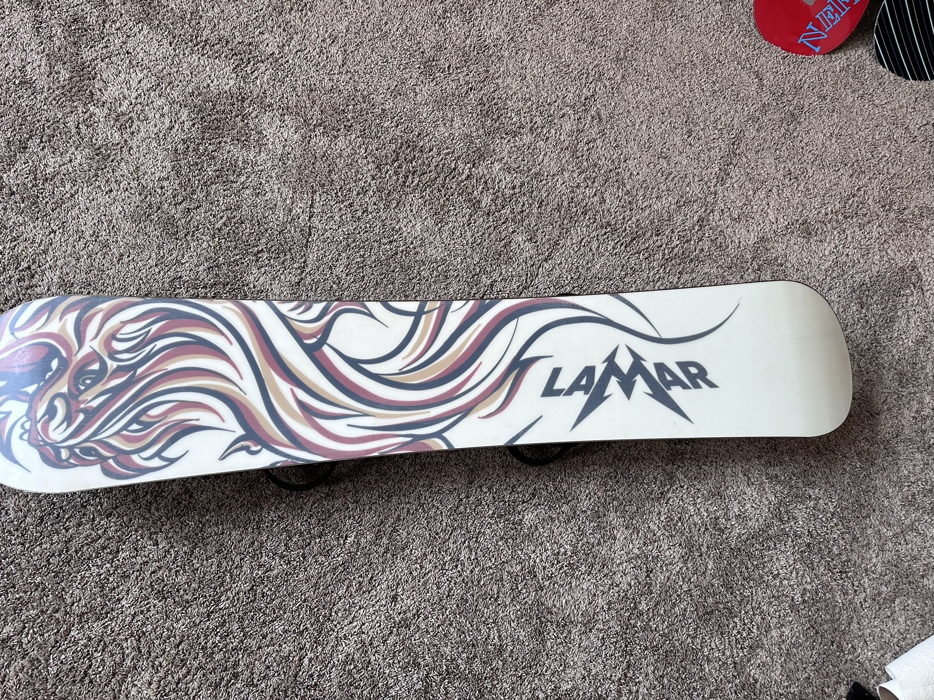 Lamar Dragon 150 cm snowboard with Lamar bindings and snowboard 