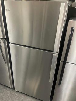 Whirlpool Top Mount Refrigerator Stainless Steel
