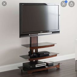 Tv mount with shelves