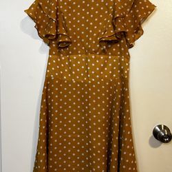 Yellow Polkadot Dress