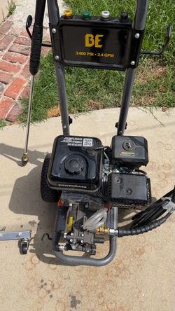 BE Powerease 3400 PSI 2.4 GPM Gas Pressure Washer