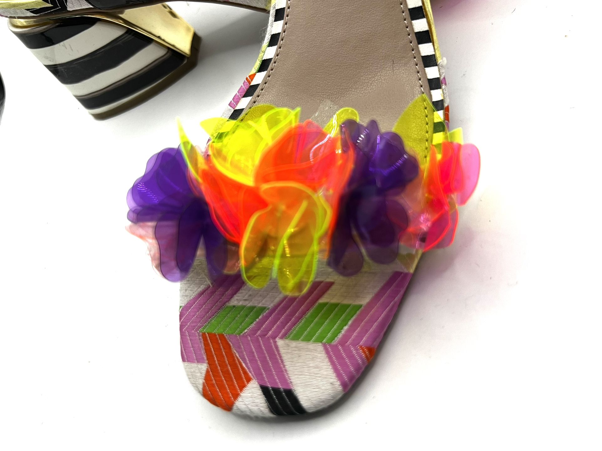 Rainbow Sandals By Betsy Johnson Size 10