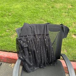 Black dress Featuring Star Pattern 