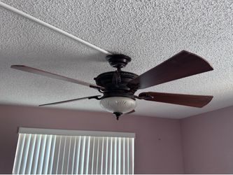 Elegant Ceiling Fan with Light – Oil Rubbed Bronze Finish