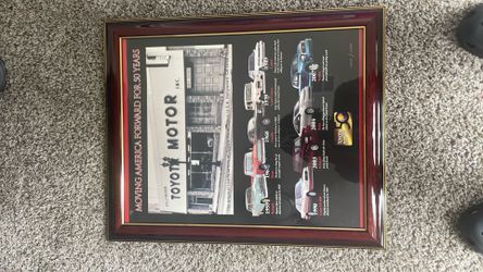 “Moving America Forward For 50 Years” Toyota poster