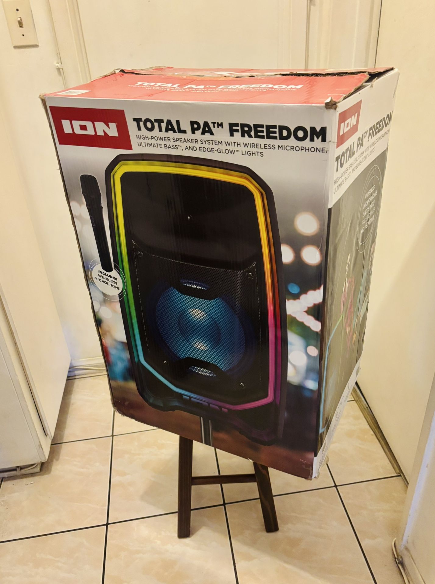 ION 650W Total PA Freedom β High-Power PA Speaker + Wireless Mic | Indoor/Outdoor Events