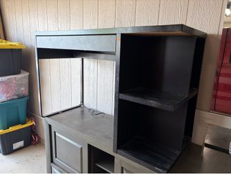 Black desk