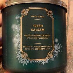White Barn Fresh Balsam 3-wick Candle 