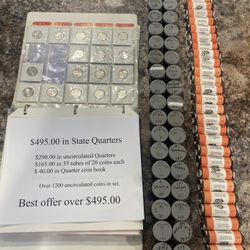 State Quarters Face Value $495