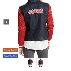 49ers Women Varsity Jacket
