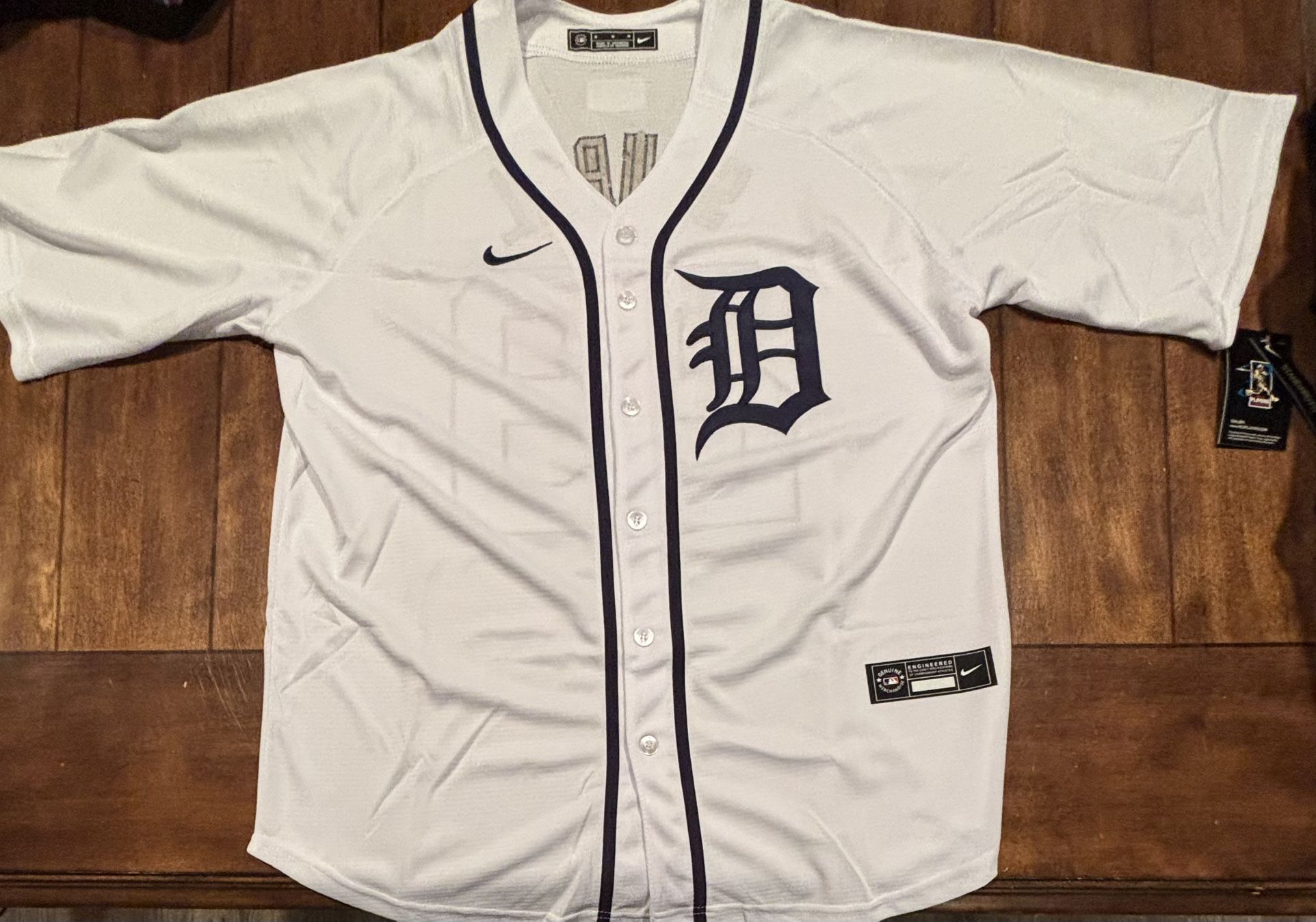 Detroit Tiger Tarik Skubal White Jersey Adult Medium NWT