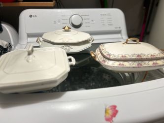 Vintage dishes food holders