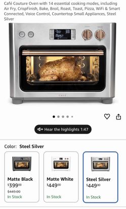 Cafe Couture Smart Oven / Air Fry Toaster Oven – Tested Heat & Toast – Missing Accessories