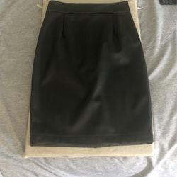 Women Leather Pencil Skirt 