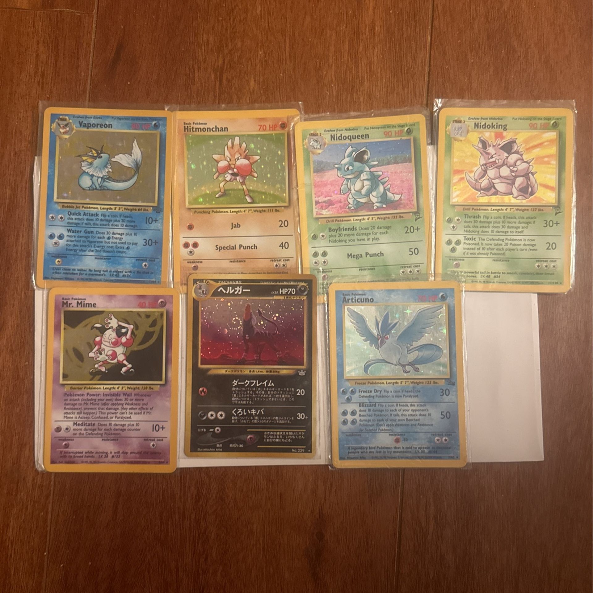 Vintage Pokemon Cards