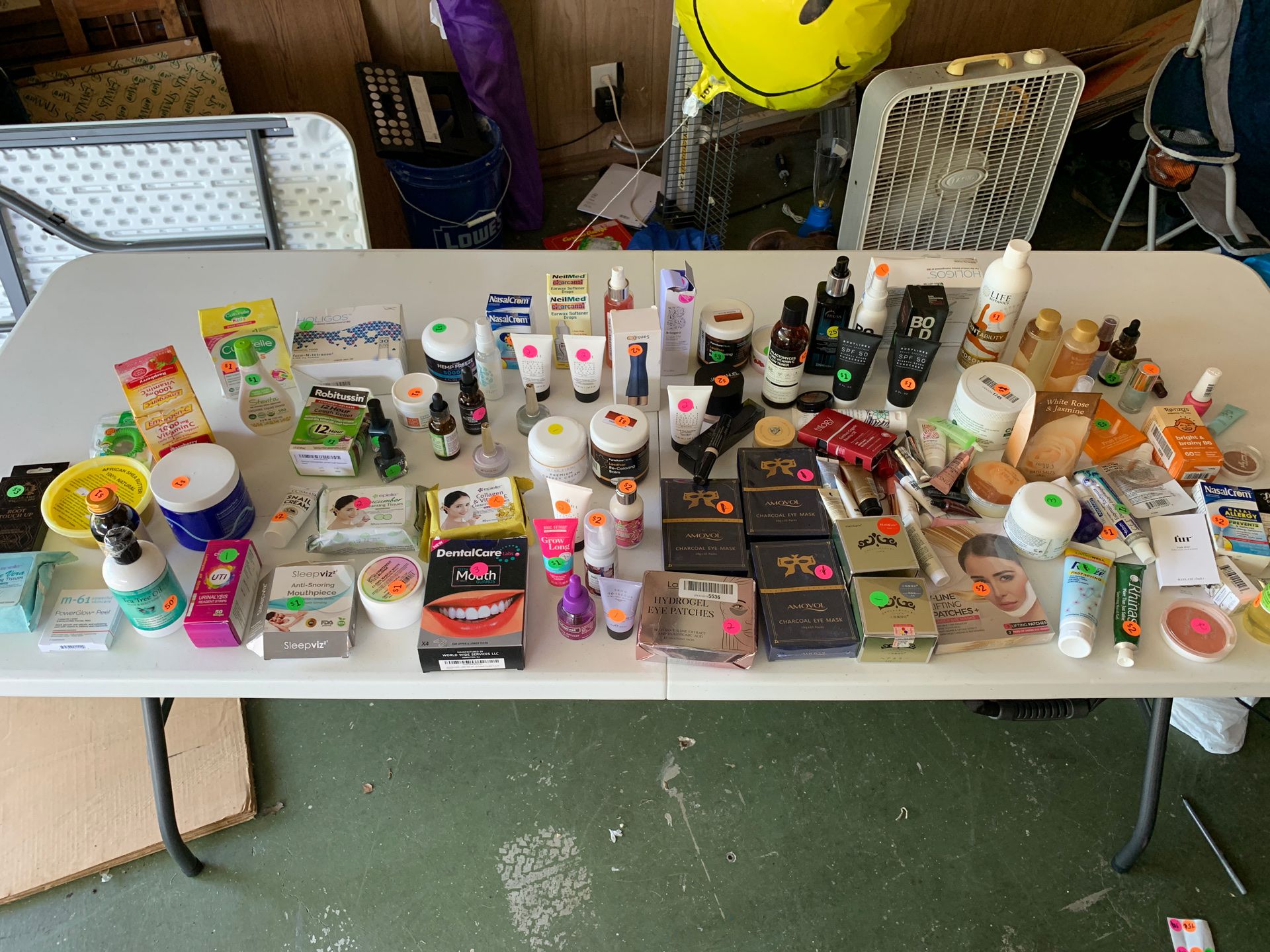 Beauty Products Makeup Hair skin Teeth Products After Garage Sale
